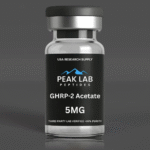 GHRP-2 Acetate peptide research-grade vial from USA peptide supplier