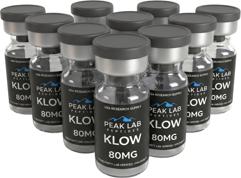 Peak Lab Peptides KLOW research vials